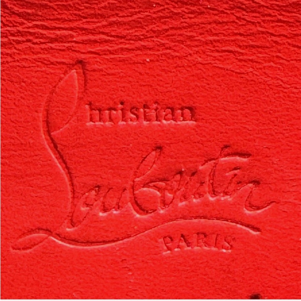 Christian Louboutin Blue Studded Wallet - Picture 8 of 11